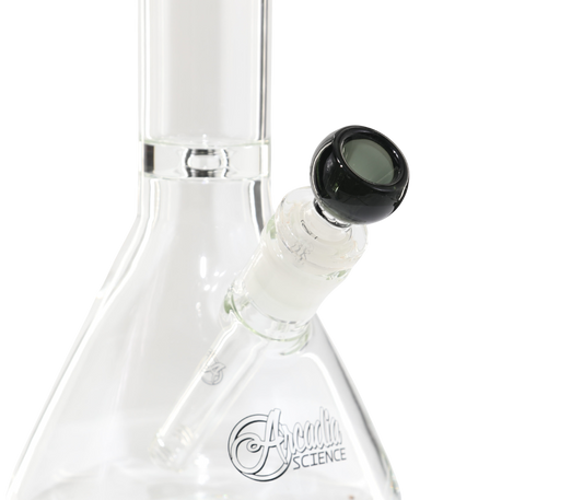 Solid V Cone Piece Black