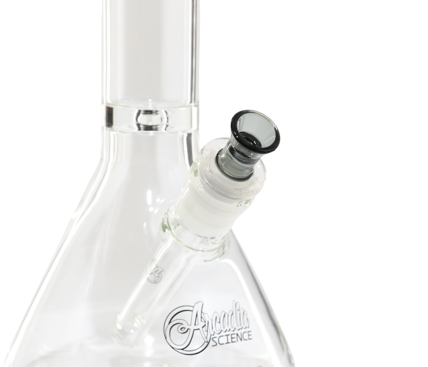 Half Bowl Cone Transparent Black