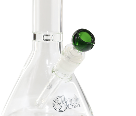 Solid V Cone Piece Green