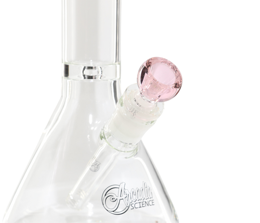Solid V Cone Piece Pink